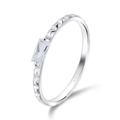 Stylish Designed Silver Ring NSR-4065